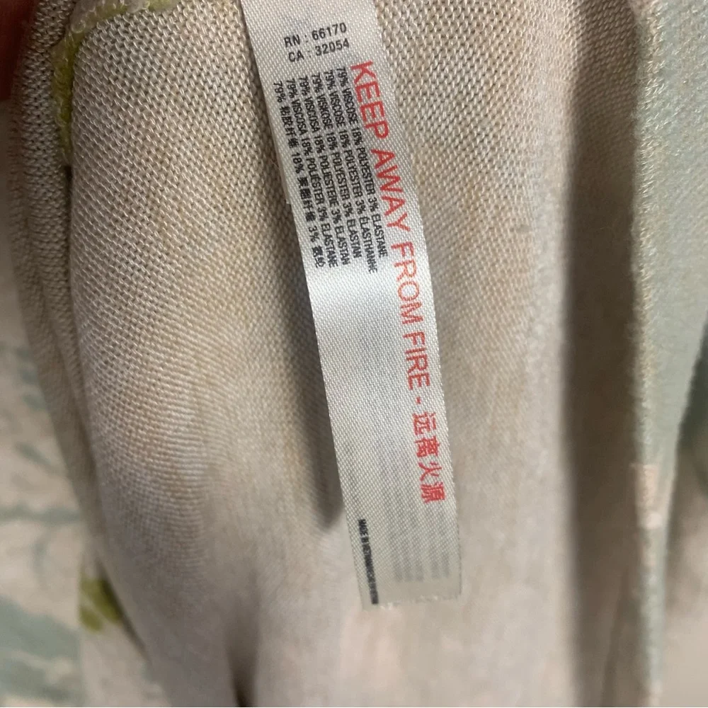 Anthropologie Saturday Sunday Soft Cozy Cowl Neck Floral Sweater Dress - Picture 7 of 14